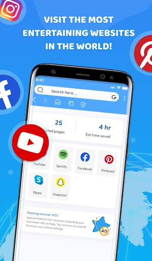 Web Browser - Safe and Secure! screenshot 2