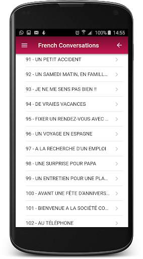  100 French Dialogues screenshot 1