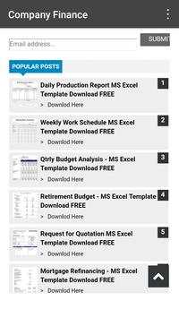 Excel Templates screenshot 5