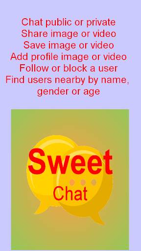 Sweet Chat – Chat Meet Date 1 تصوير الشاشة