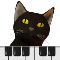 Cat Piano Keyboard play logo