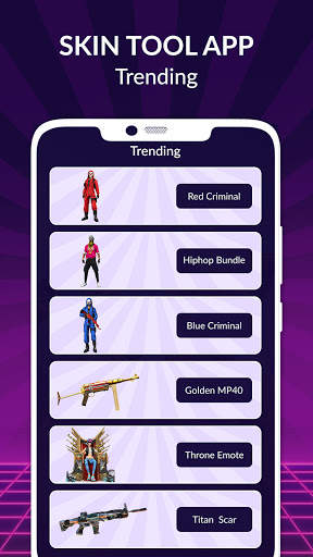 Fire Skin Tool: Skin for Free get free diamonds screenshot 4