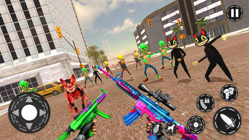 Cartoon Zombie Dead Strike zombie sniper Hunter screenshot 4