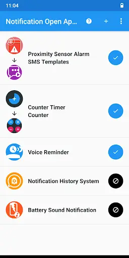 Notification Open App Manager screenshot 2