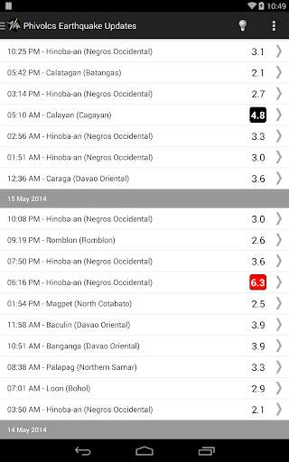 PH Weather And Earthquakes screenshot 9