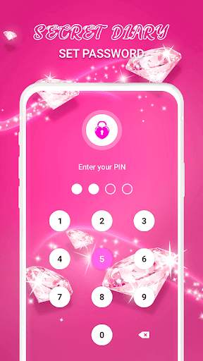 Diary With Lock - Diary with password-Emoji Diary 1 تصوير الشاشة