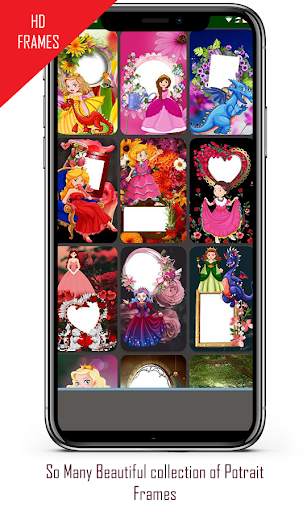 Princess  Photo  Frames: Square Landscape Potrait 6 تصوير الشاشة