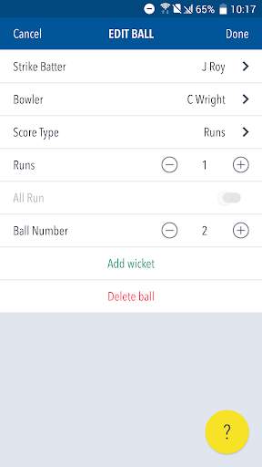 Play-Cricket Scorer screenshot 2