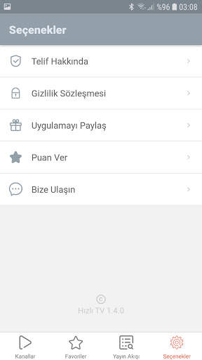 Hızlı TV  - Canlı TV izle screenshot 4