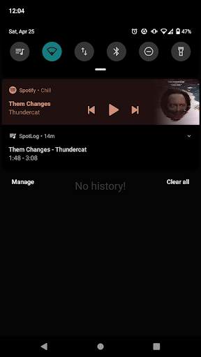 SpotLog - Spotify logger & history screenshot 3