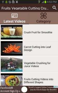 Fruits Vegetable Cutting Crush screenshot 2