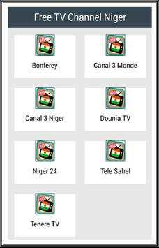 Free TV Channel Niger स्क्रीनशॉट 1