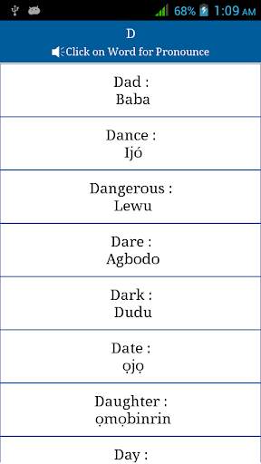 Common Words English to Yoruba screenshot 7