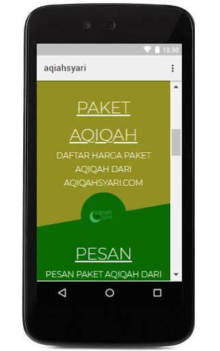 Aqiqah Syari screenshot 2