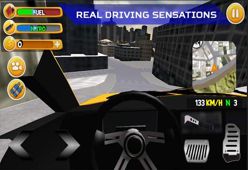 Real Simulator City Car Drive screenshot 5