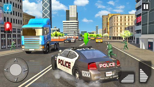 Police Car Driving in City screenshot 2