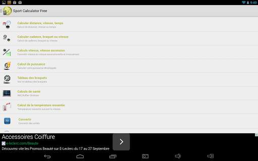 Sport Calculator Free screenshot 6