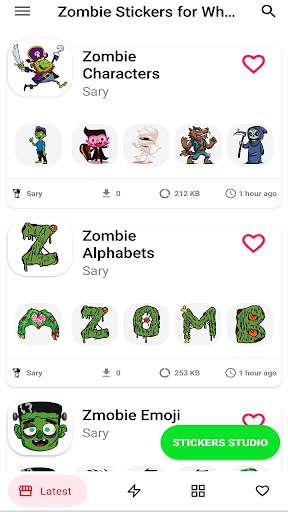 Scary Zombie Stickers for WAStickerApps screenshot 2