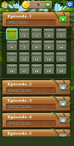 Jungle Gem Blast Magic Puzzle Game screenshot 3