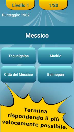 Quiz Paesi e Capitali screenshot 2