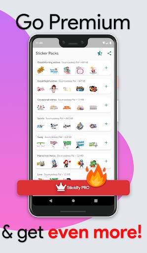 Stickify - Stickers for WhatsApp(WAStickerApps) screenshot 1