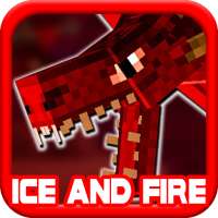 Ice Fire Dragons Mod Minecraft logo