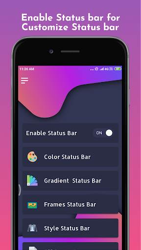 Customized Color Status Bar -  screenshot 6