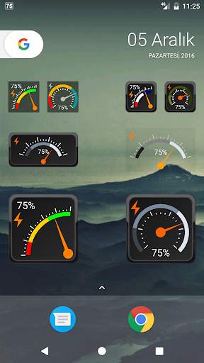Gauge Battery Widget screenshot 1
