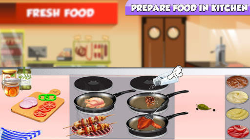 Berkendara melalui kasir: toko makanan cepat saji screenshot 1