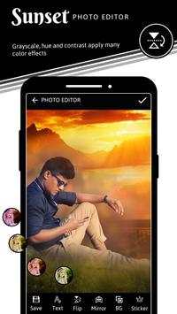 Sunset Photo Editor App 5 تصوير الشاشة