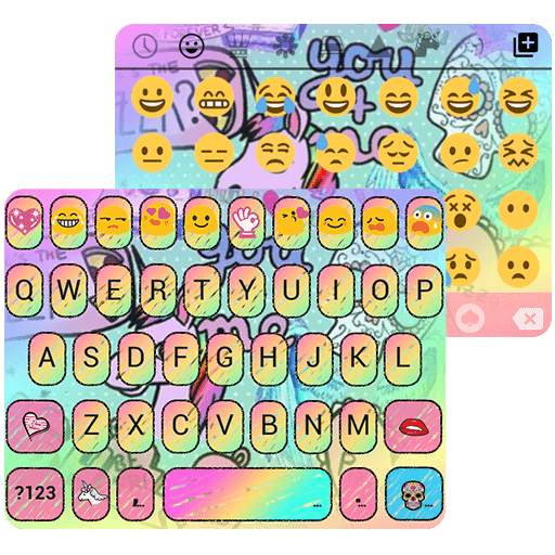 Pop Art Emoji Keyboard Theme 1.0.6