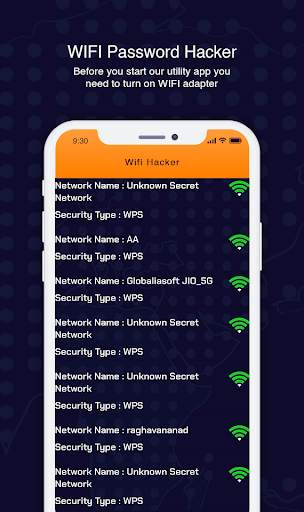WIFI Hacker WPS WPA TESTER Password Hacker Prank screenshot 3