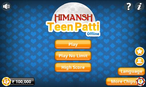 Teen Patti Offline Indian Poker screenshot 1