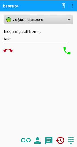 baresip  screenshot 1