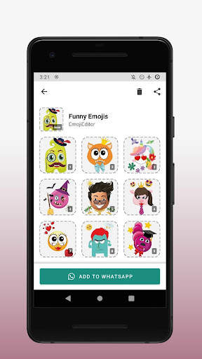 Emoji Sticker Editor 4 تصوير الشاشة