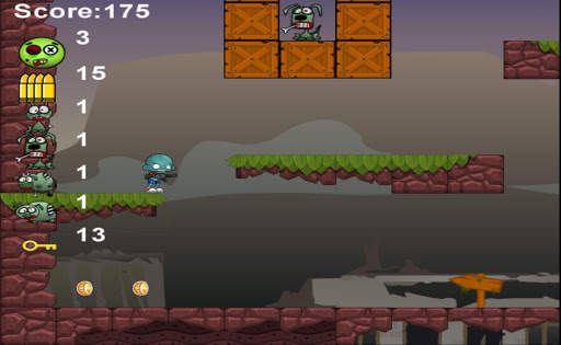 Zombie Feeder: 2D Shooter/Platform screenshot 5