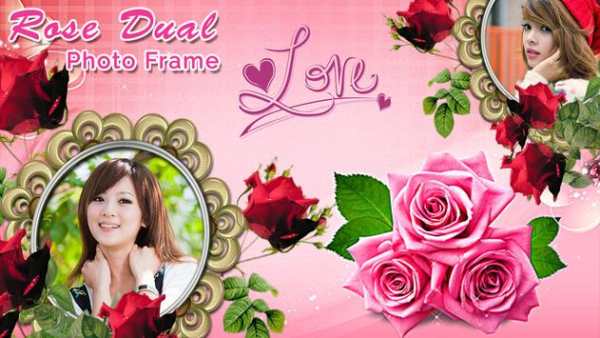 Rose Dual Photo Frame Editor 5 تصوير الشاشة