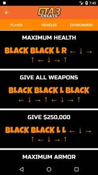 Cheats for GTA 3 screenshot 4
