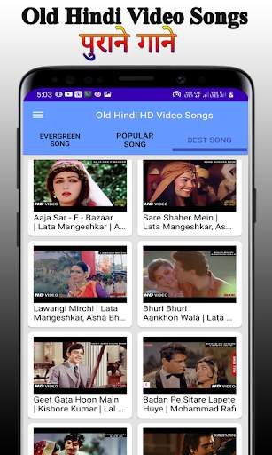 Old Hindi Video Songs HD screenshot 2