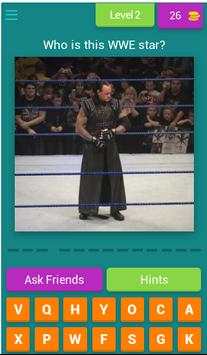 Quiz of WWE : Guess the WWE superstars - WWE game screenshot 3