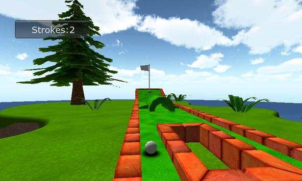 Mini Golf 3D स्क्रीनशॉट 1