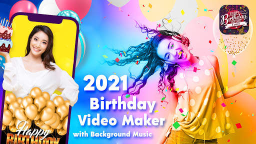 Birthday Video Maker with Music 2021 screenshot 1