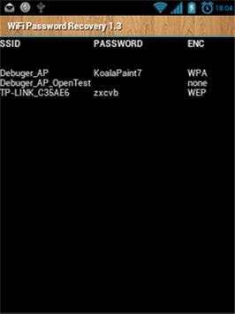 WiFi Password Recovery *ROOT* screenshot 1