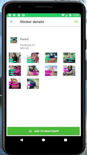 WAStickerApps - Wa Chubby and Aduhay Girls Sticker screenshot 3
