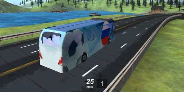 Soccer Team Bus Simulator 3D screenshot 8