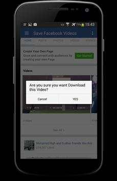 Save Facebook Videos screenshot 4