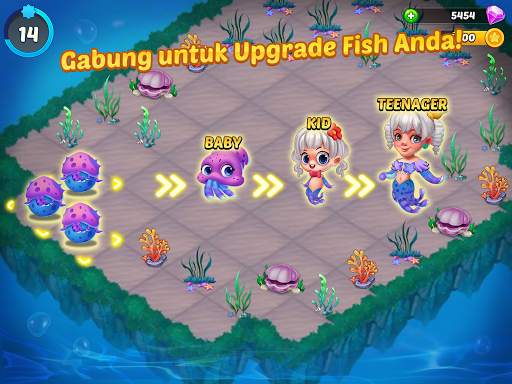 Merge Mermaids-magic puzzles screenshot 8
