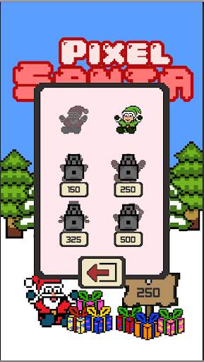 Santa Pixel Christmas games screenshot 2