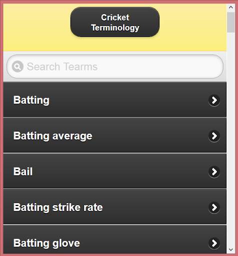 Cricket Language &Terminology screenshot 9