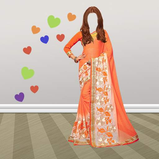 Woman Saree Photo Suit : Simple & Traditional 1.0